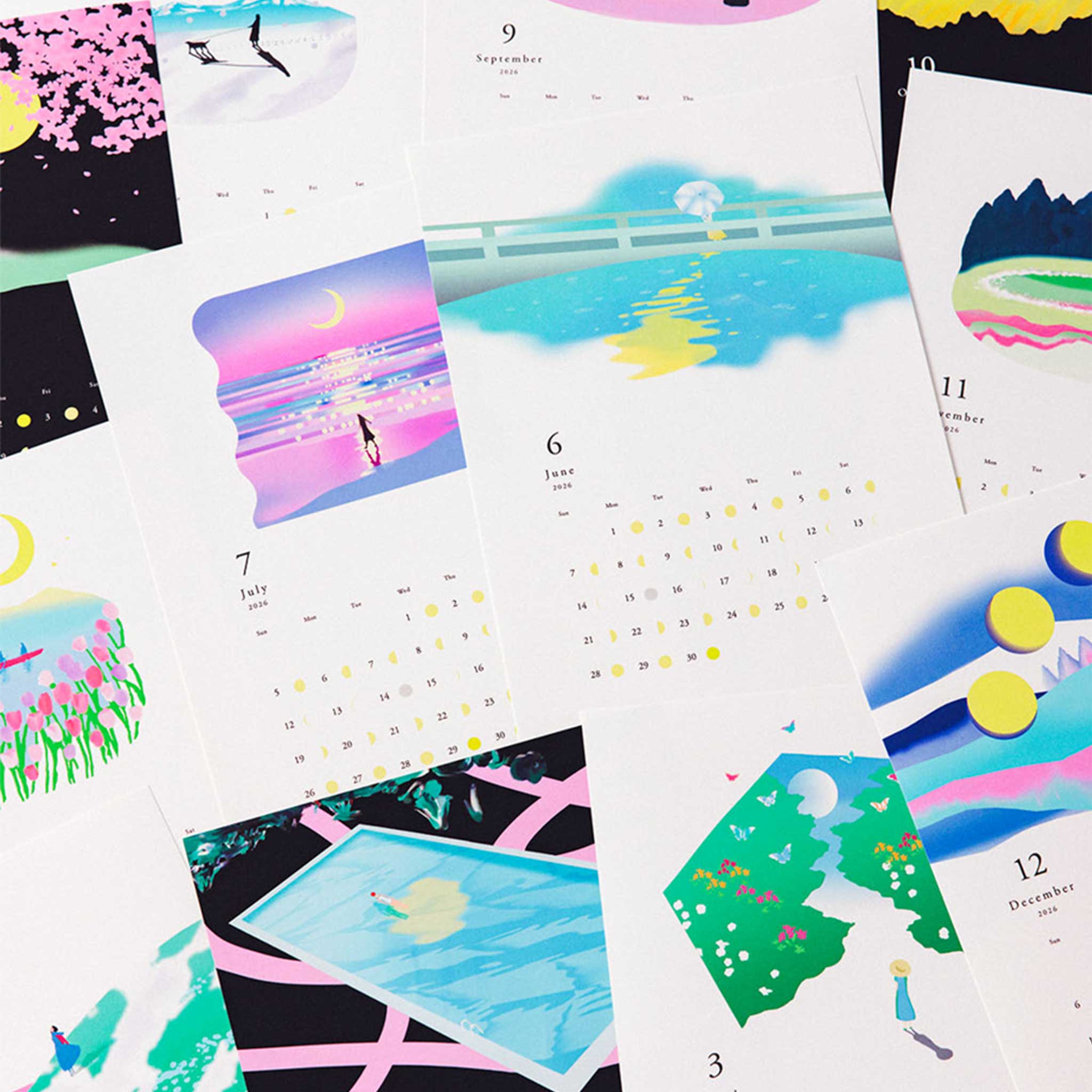 ストア限定「カレンダー 2026 ツキノヒトトキ」｜HITOTOKI公式