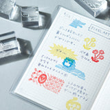 透明スタンプ「氷印」ドットセット