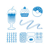 透明スタンプ「氷印」スイーツセット