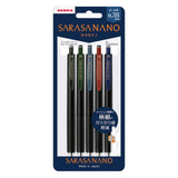 ZEBRA ボールペン サラサナノ 0.38mm 5本セット (ビンテージ色)