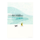 「snow mountain」A4プリント(くのまり)