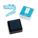 シヤチハタ スタンプパッド いろもよう わらべ 浅葱色