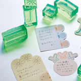 透明スタンプ「氷印」ヒダマリセット