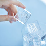 透明スタンプ「氷印」大サイズ ブローチ