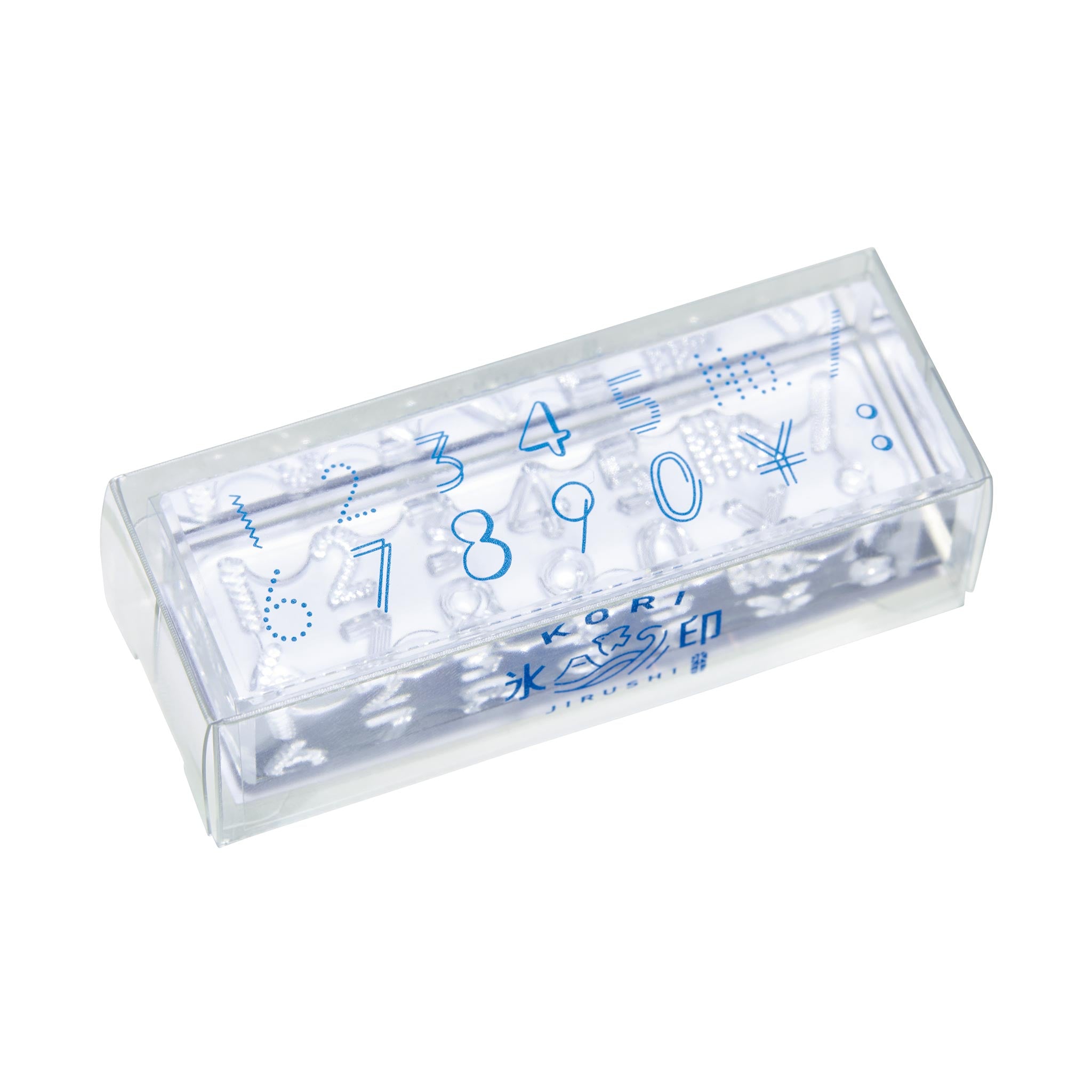 透明スタンプ「氷印」長サイズ ナンバー｜HITOTOKI公式オンライン