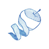 透明スタンプ「氷印」大サイズ リンゴ