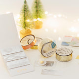 SODA カーテン (ホワイトゴールド箔×型抜きタイプ)