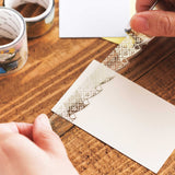 SODA カーテン (ホワイトゴールド箔×型抜きタイプ)