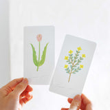 サンキューカードセット 5flowers(totoganashi)