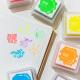 氷印 スタンプパッドセット(蛍光)