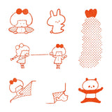 透明スタンプ「氷印」オタノシミセット