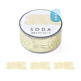 SODA クマッキー(ホワイトゴールド箔)