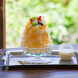 脚付きデザート(浅型)花ざかり(アデリアレトロ)