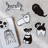 HITOTOKIステッカー みやぎちか いぬ2