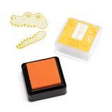 シヤチハタ スタンプパッド いろもよう わらべ 向日葵色