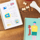 HITOTOKI NOTE コミックサイズ リングノートタイプ ワンコ