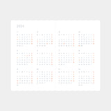 HITOTOKI NOTE MONTHLY 2024年版 コミックサイズ