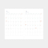 HITOTOKI NOTE MONTHLY 2024年版 コミックサイズ