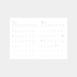 HITOTOKI NOTE MONTHLY 2024年版 パスポートサイズ