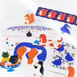 大判ポストカード スターエレメント(ねこ)(濵佳江)