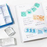 透明スタンプ「氷印」フラッグセット