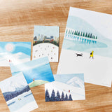 「skating」ポストカード(くのまり)