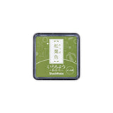 シヤチハタ スタンプパッド いろもよう わらべ 松葉色