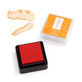 シヤチハタ スタンプパッド いろもよう わらべ 蜜柑色