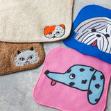 タオルハンカチ 刺しゅう moco(みやぎちか)