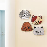 掛け時計 ダイカット fuwa(みやぎちか)