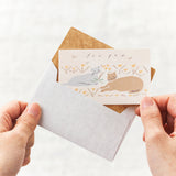 ミニカード封筒付き うさぎ(中村玲子)