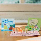 ポップアップシール アニマル