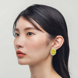 RACCAN ピアス frame D『bubbles』シルバー