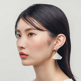 RACCAN ピアス shape C『octet』アイボリー