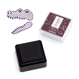 シヤチハタ スタンプパッド いろもよう わらべ 菖蒲色