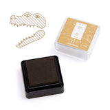 シヤチハタ スタンプパッド いろもよう わらべ 砂色