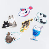 似ているねこ ステッカー (nanana)