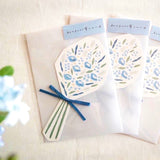 ブーケカード 青(中村玲子)