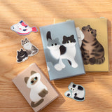 くっつくねこ ステッカー (nanana)