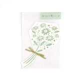 HITOTOKI公式オンラインストア|ブーケカード 緑(中村玲子)