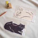 猫ポストカード 黒猫(中村玲子)