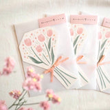 ブーケカード 赤(中村玲子)