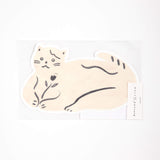 HITOTOKI公式オンラインストア|猫ポストカード 白猫(中村玲子)