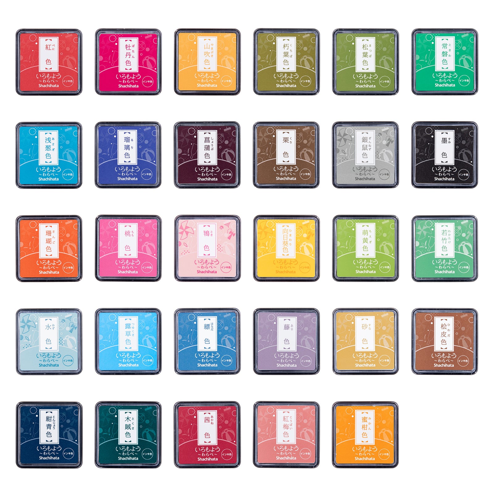 シヤチハタ スタンプパッド いろもよう わらべ 蜜柑色 – HITOTOKI 公式