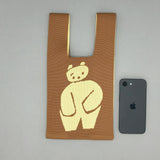 ニットミニマルシェバッグ ベアー（killdisco）