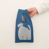 ニットミニマルシェバッグ キャット（killdisco）