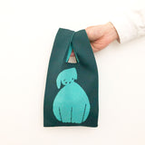 ニットミニマルシェバッグ ドッグ（killdisco）