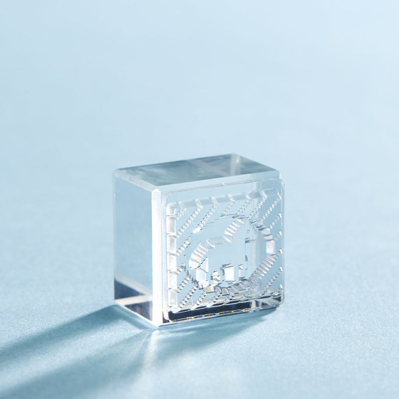透明スタンプ「氷印」小サイズ CLS22-008 ウマ