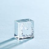透明スタンプ「氷印」小サイズ CLS22-020 ポメラニアン