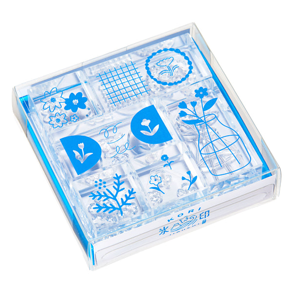 透明スタンプ「氷印」CLSS-003 フラワーセット｜HITOTOKI公式オンラインストア